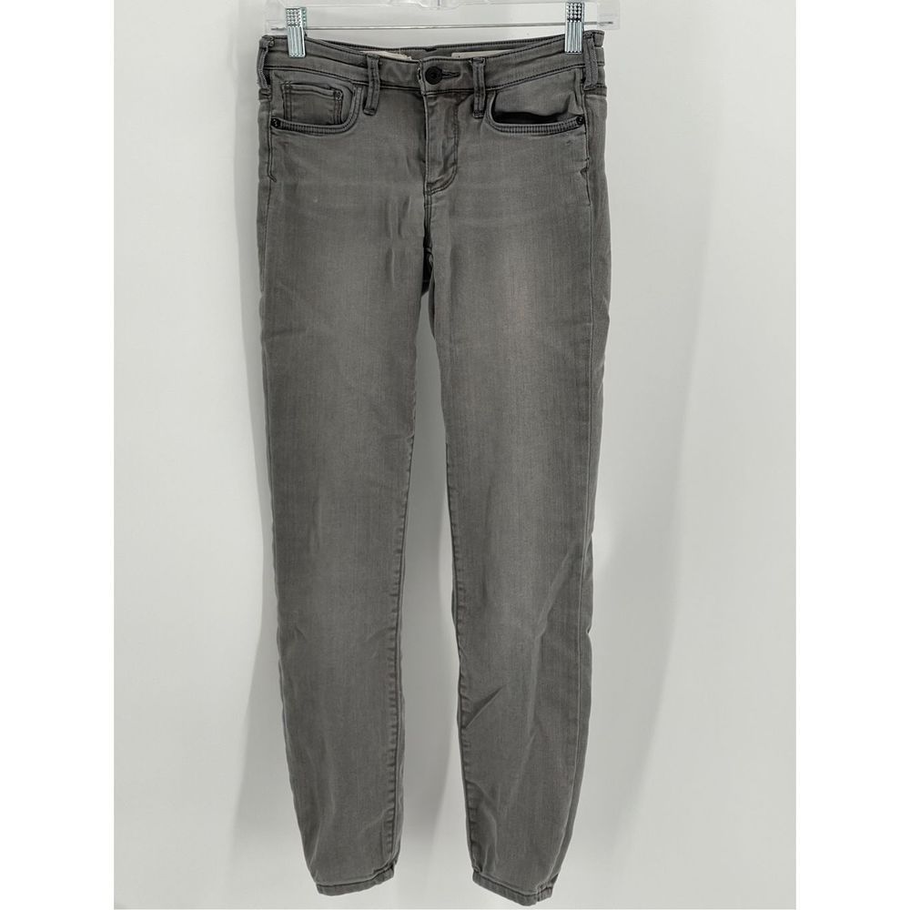 Pilcro and the Letterpress Jeans Women's Size 26 Gray Skinny Mid Rise